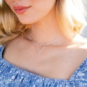 NEW Park Lane Silver Juliet Heart Necklace